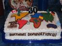 Risk birthday cake