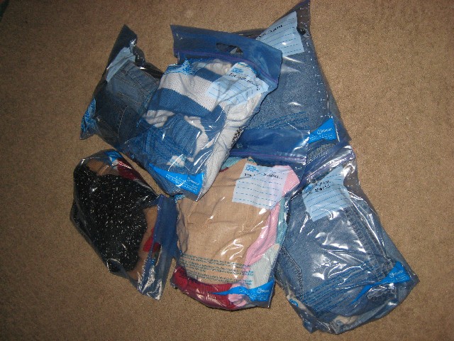 Ziploc bags for storage