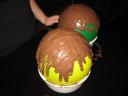 Chocolate coated balloons