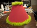 Lamp shade fur