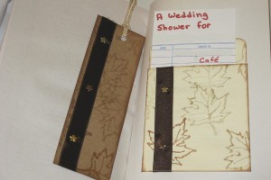 library pocket invitation