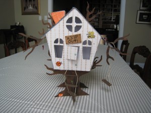 Jo's entry in OTC's house decorating contest Jo's entry in OTC's house decorating contest
