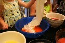 Adding silk scarf
