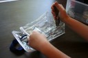 make your own ribbon tote