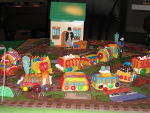 Train cake
