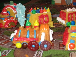 Train cake