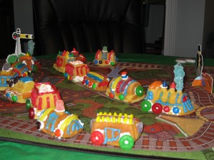 Train cake