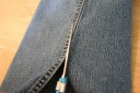 water bottle holder made from old jeans