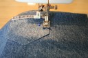 water bottle holder made from old jeans