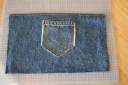 water bottle holder made from old jeans