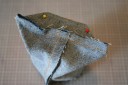 water bottle holder made from old jeans