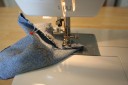 water bottle holder made from old jeans