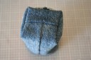 water bottle holder made from old jeans