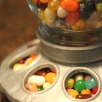 Turn a Mason jar bird feeder into a candy dispenser