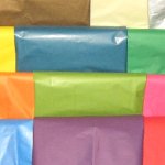 Organize tissue paper for wrapping