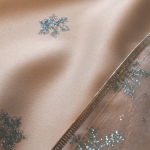 Make a tree skirt from a bridesmaid dress