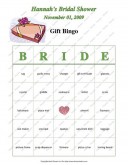 bridal shower game