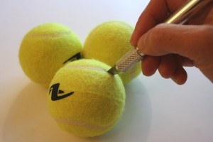 tennis juggling balls