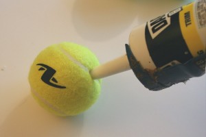 tennis juggling balls