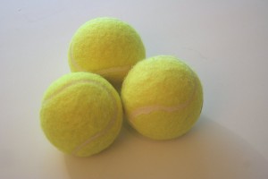 tennis juggling balls