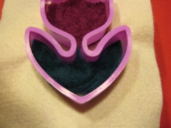 cookie cutter felting