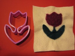 cookie cutter felting