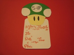 Super Mario Brothers Invitation