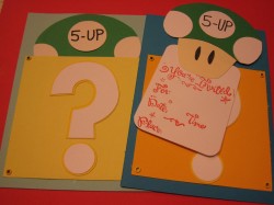 Super Mario Brothers Invitation