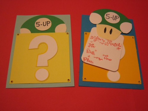 Super Mario Brothers Invitation