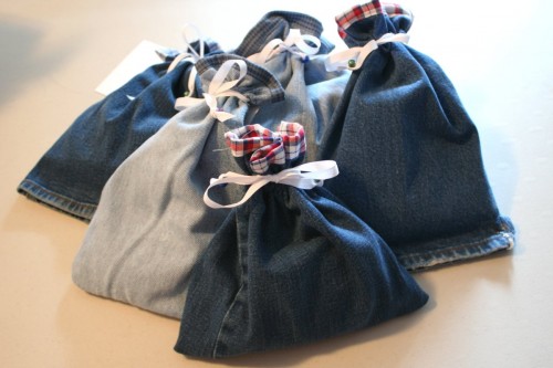 old jeans drawstring bags old jeans drawstring bags