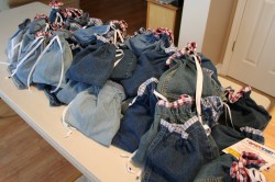 old jeans drawstring bags old jeans drawstring bags