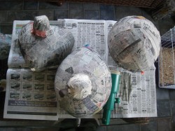 paper mache monsters