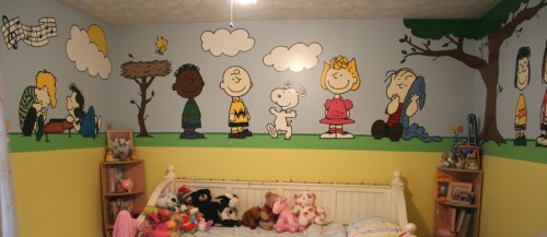 Peanuts mural
