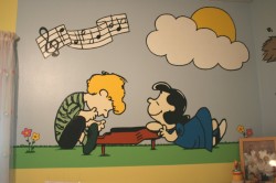 Peanuts mural