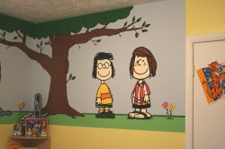 Peanuts mural