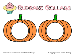 Pumpkin Cupcake Collars