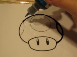 Super Mario Brothers paint clings