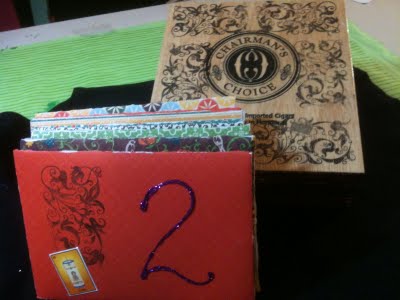 Crafty Chica's advent calendar envelopes