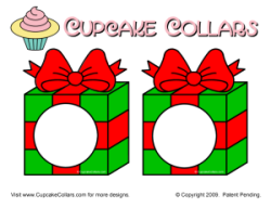 Cupcake Collars - Christmas Gift Cupcake Collars - Christmas Gift