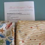 folding napkin pattern and fabric