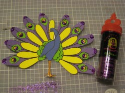 peacock napkin rings