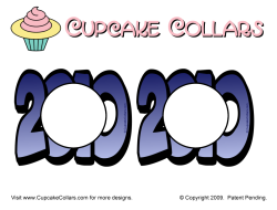 Cupcake Collars - New Year's Eve
