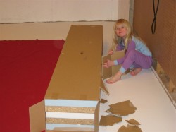 Jo's craft room after