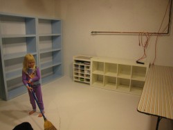Jo's craft room after
