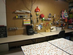 Jo's craft room after