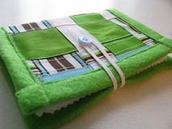 needle book from felt and ribbon needle book from felt and ribbon