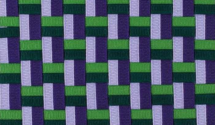 weaving with ribbon