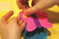 duct tape decorated flip flops