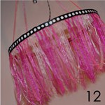 Ribbon chandeliers