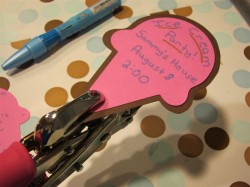 ice cream party invitation
